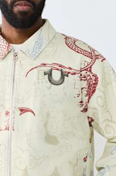 WASHED POPLIN TATTOO JACKET