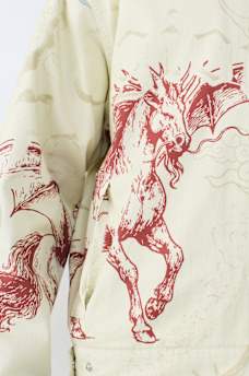 WASHED POPLIN TATTOO JACKET