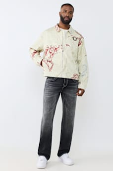 WASHED POPLIN TATTOO JACKET