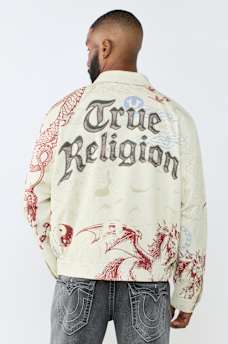WASHED POPLIN TATTOO JACKET