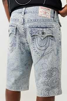 VINNY ALLOVER PRINT FLAP ULTRA BAGGY SHORT