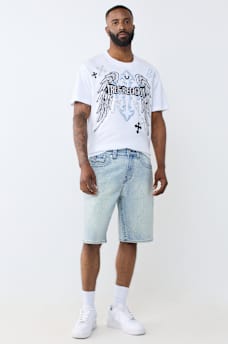 BOBBY CRYSTAL FLAP BAGGY SHORT