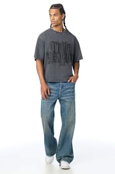 BOXY TERRY WASHED TOP