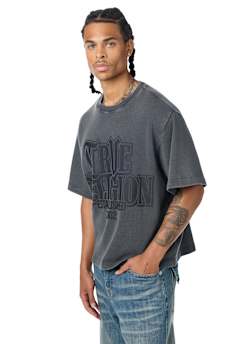 BOXY TERRY WASHED TOP
