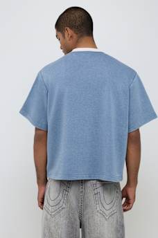 BOXY TERRY WASHED TOP