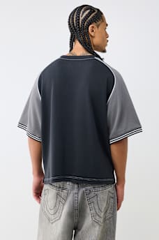 RAGLAN HEAVYWEIGHT BOXY KNIT TOP