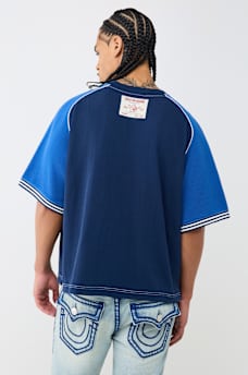 RAGLAN HEAVYWEIGHT BOXY KNIT TOP