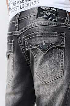 STACKED SKINNY FLAP JEAN