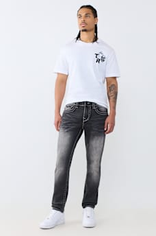 STACKED SKINNY FLAP JEAN