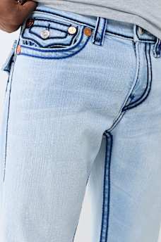 RICKY ROPE STITCH FLAP STRAIGHT JEAN 34"