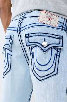 RICKY ROPE STITCH FLAP STRAIGHT JEAN 34"