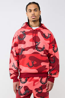 CAMO FLEECE HOODIE