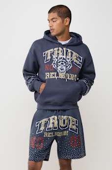 RHINESTONE WOLF HOODIE