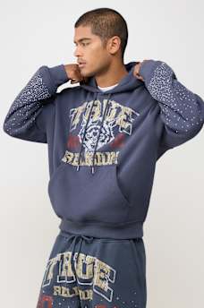RHINESTONE WOLF HOODIE
