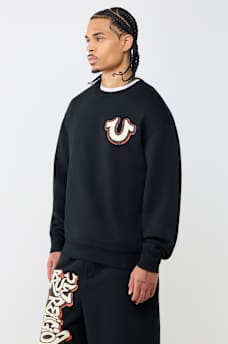 GRAFFITI FLEECE CREWNECK SWEATSHIRT