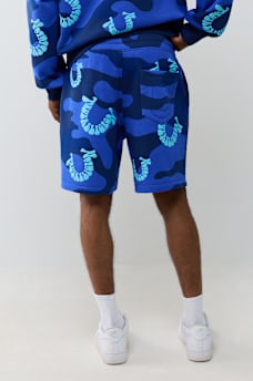 CAMO GROOVY HORSESHOE FLEECE SHORT