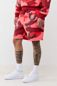 CAMO GROOVY HORSESHOE FLEECE SHORT