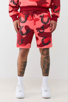 CAMO GROOVY HORSESHOE FLEECE SHORT