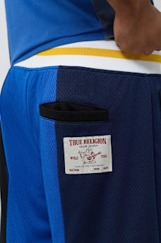 SPLICED LOGO BASKETBALL SHORT