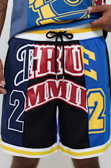 SPLICED LOGO BASKETBALL SHORT