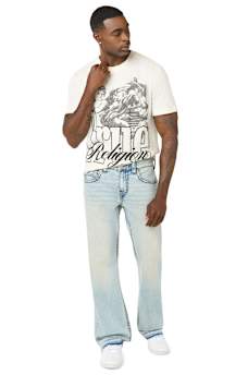 BILLY BIG T FLAP BOOTCUT JEAN 34"