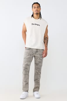 ORNATE LOGO CUT-OFF TANK TOP