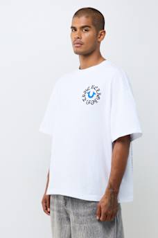 MULTI-LOGO HEAVYWEIGHT OVERSIZED TEE