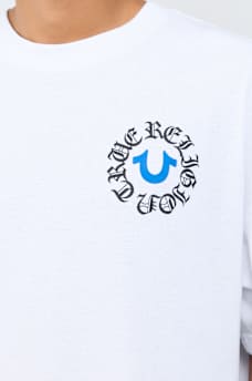 MULTI-LOGO HEAVYWEIGHT OVERSIZED TEE