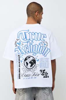 MULTI-LOGO HEAVYWEIGHT OVERSIZED TEE
