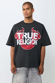 LOGO TOUR HEAVYWEIGHT OVERSIZED TEE