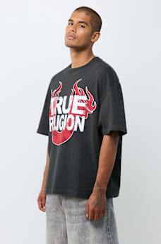 LOGO TOUR HEAVYWEIGHT OVERSIZED TEE