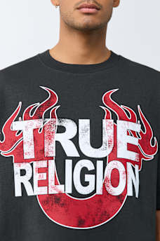 LOGO TOUR HEAVYWEIGHT OVERSIZED TEE