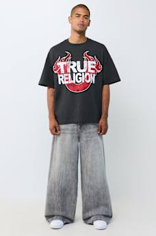 LOGO TOUR HEAVYWEIGHT OVERSIZED TEE