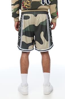 COLORBLOCK MESH BASKETBALL SHORT