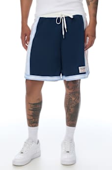 COLORBLOCK MESH BASKETBALL SHORT