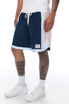 COLORBLOCK MESH BASKETBALL SHORT