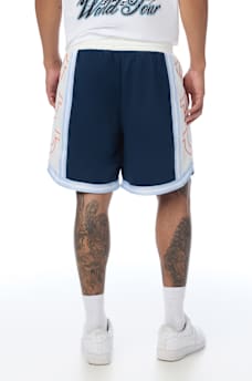 COLORBLOCK MESH BASKETBALL SHORT