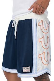 COLORBLOCK MESH BASKETBALL SHORT
