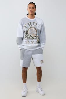 SPLICED CREWNECK SWEATER