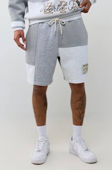 SPLICED FLEECE SHORT