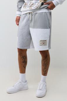 SPLICED FLEECE SHORT