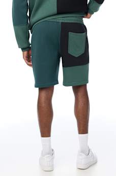 SPLICED FLEECE SHORT