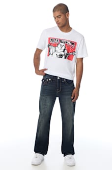 RICKY FLAP STRAIGHT JEAN 34"