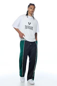 SATIN WARM-UP PANT