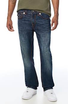 RICKY STUDDED SUPER T FLAP STRAIGHT JEAN 34" 