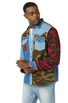 PLAID BIG T WESTERN SHIRT