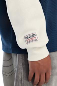 FOOTBALL JERSEY ZIP HOODIE