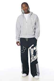 HORSESHOE LOGO BAGGY NYLON PANT