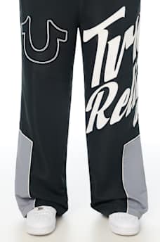 HORSESHOE LOGO BAGGY NYLON PANT