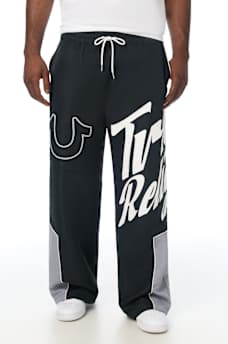 HORSESHOE LOGO BAGGY NYLON PANT
